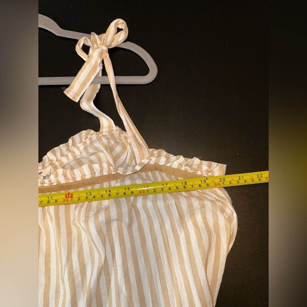 Aerie Women’s Striped Tie Strap Loose Tank Size XL EUC Feminine vacation - Picture 6 of 7